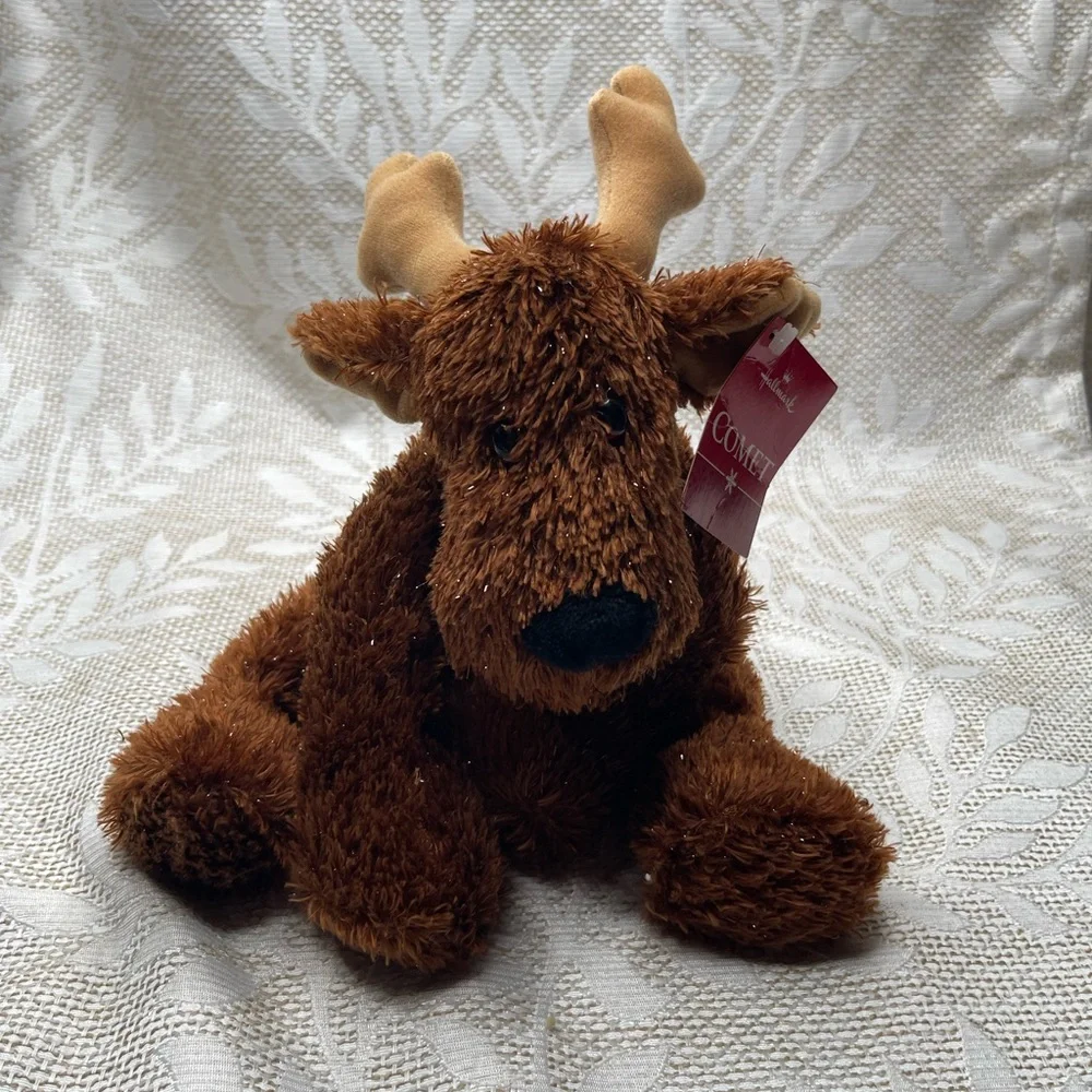 Hallmark Brown and Tan Plush Moose